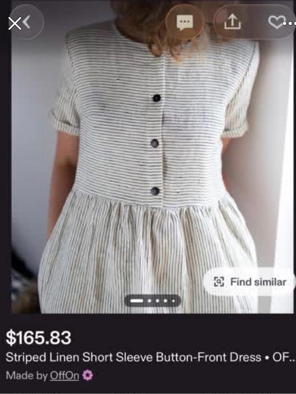 OFFON linen dress